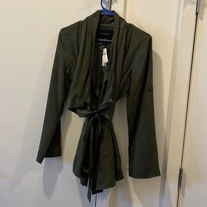 NWT wrap jacket